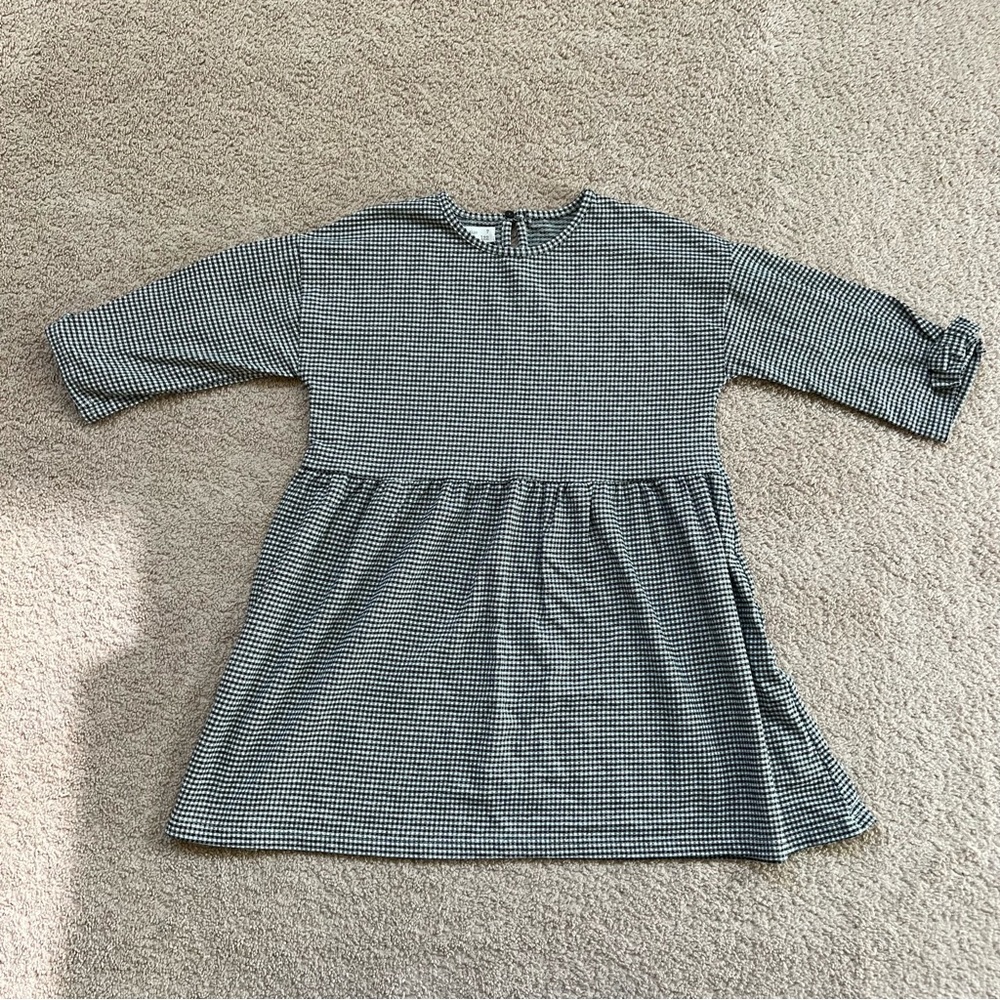 Zara Girls Checkered Dress